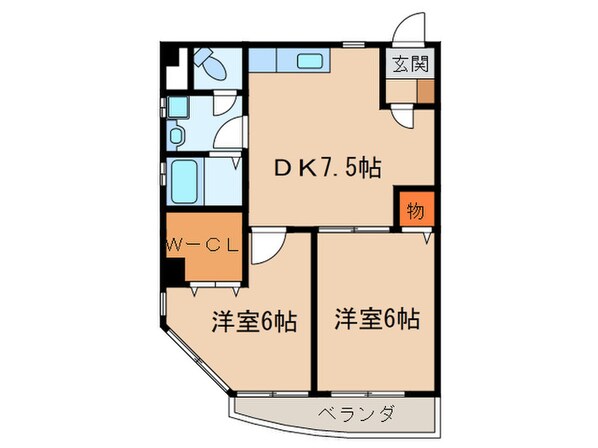 ラトゥール割塚の物件間取画像